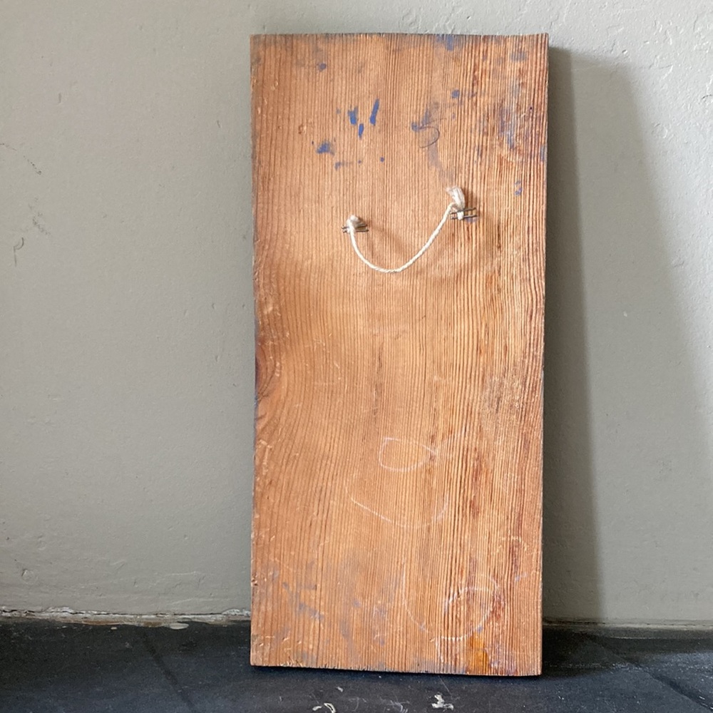 Vintage painting on wood - Picture 8 of 11